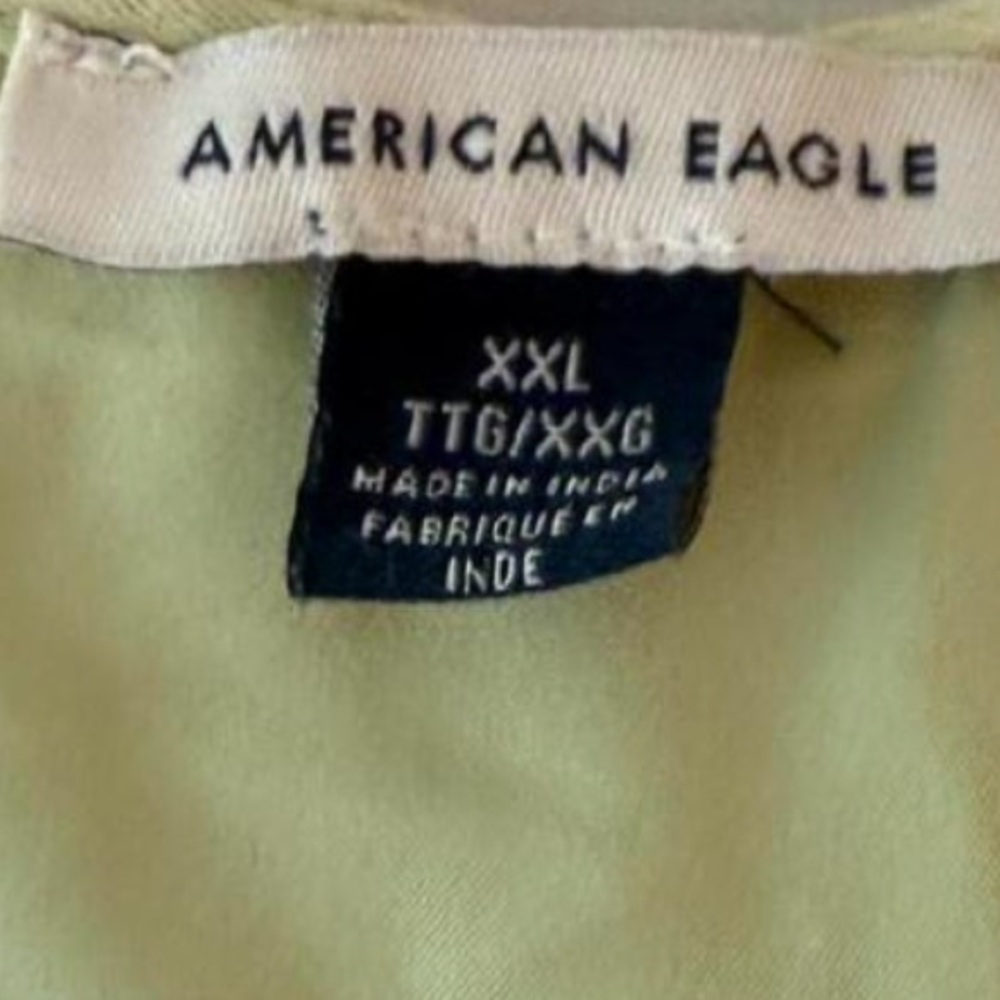 American Eagle Green Sleeveless Dress - Picture 4 of 4